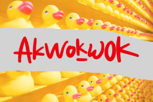 Akwokwok: A Playful Display Font That Feels Like a Gentle Smile