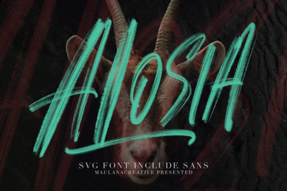 Alosia: A Playful Display Font for Scroll-Stopping Brand Content