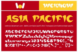 Asia Pacific: A Bold Display Font for Digital Branding