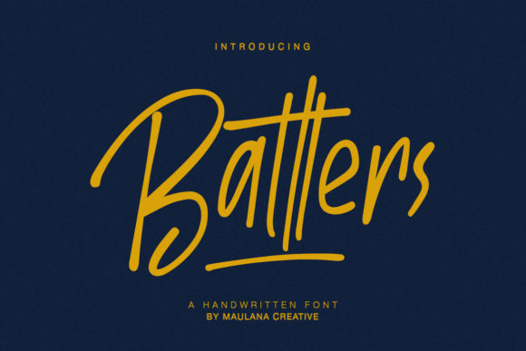 Batllers: A Display Font with Handcrafted Warmth