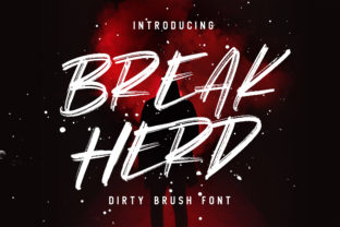Break Herd: A Bold, Unapologetic Display Font