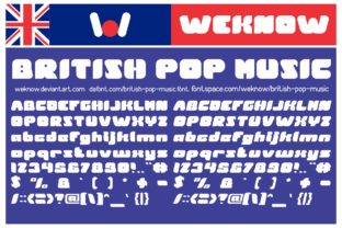 British Pop Music: A Display Font That Delivers Bold Personality