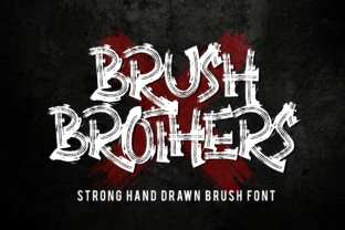 Brush Brothers: A Friendly Handwritten Display Font for Makers