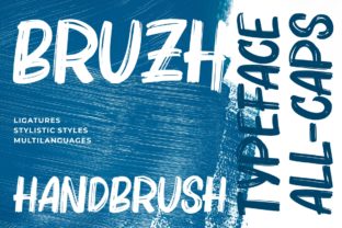 Bruzh: A Lively Display Font for Digital Brand Moments