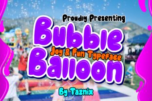 Bubble Balloon: A Bold Display Font That Stops Scrolling