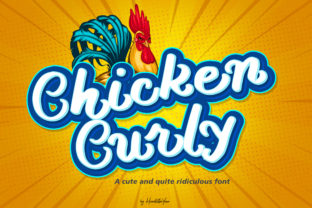 Chicken Curly: A Playful Display Font That Pops on the Web
