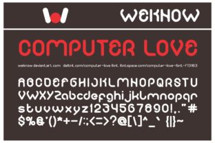 Computer Love: A Display Font That Feels Like a Thoughtful Pause