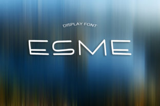 Esme: A Clean Display Font for Handmade Labels & Printables