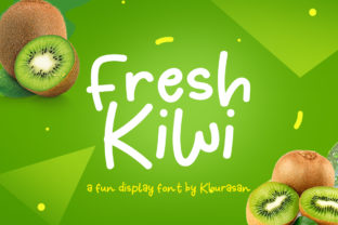 Fresh Kiwi: A Display Font That Makes Your Brand Feel Thoughtful & Alive