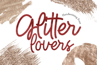Glitter Lovers: A Display Font That Feels Like a Smile