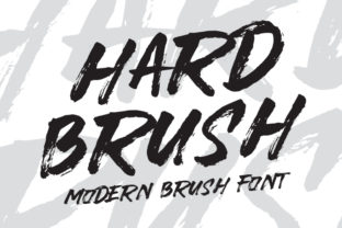 Hardbrush: A Bold, Textured Display Font That Earns Its Place