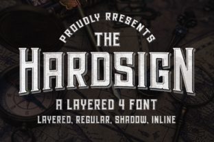 Hardsign: A Distinctive Display Typeface for Small Business Branding