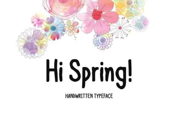 Hi Spring: A Friendly Display Font That Lifts Your Brand