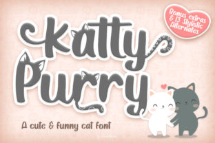 Katty Purry: A Playful Display Font for Warm, Memorable Branding