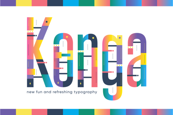 Konga: A Vibrant Display Font for Editorial Impact
