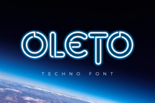 Oleto: A Futuristic Display Font That Elevates Real Small Business Branding