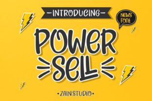 Power Sell: A Confident Display Font for Small Business Branding