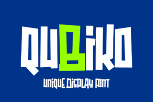 Qubiko: A Display Typeface That Commands Attention