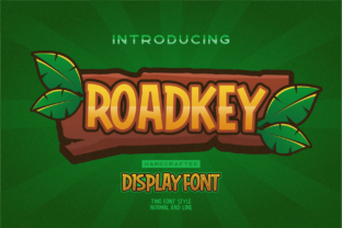 Roadkey Display Font for Handmade Creators