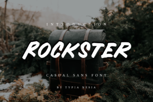 Rockster Display Font for Handmade Labels & Printables