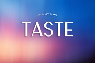 Taste: A Display Font That Elevates Digital Branding