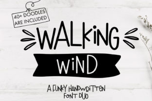 Walking Wind: A Playful Display Font That Lifts Your Web Design